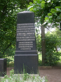 Grabstein Nummer 38 auf dem Friedhof Prenzlau