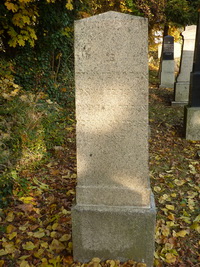 Grabstein Nummer 75 auf dem Friedhof Prenzlau