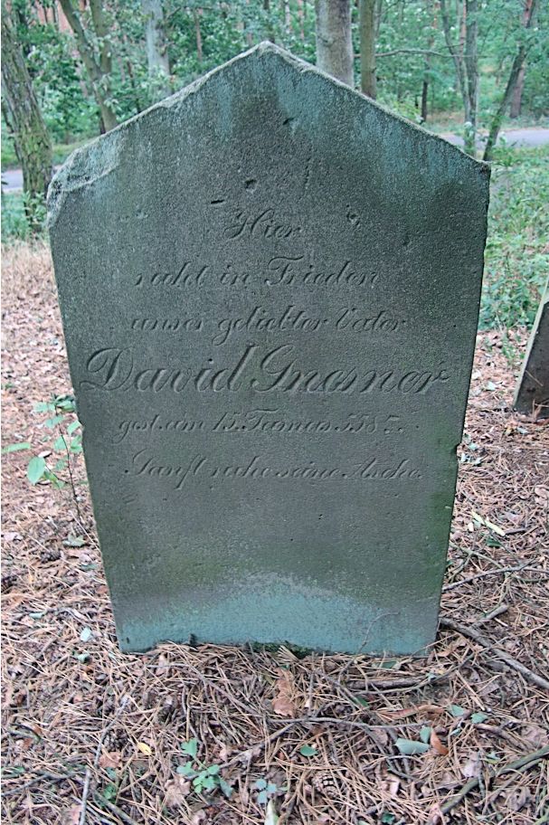 Grabstein Nummer 144 auf dem Friedhof Trzciel (Tirschtiegel)