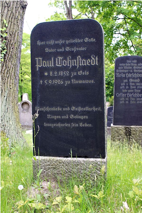 Grabstein Nummer 422 auf dem Friedhof Potsdam