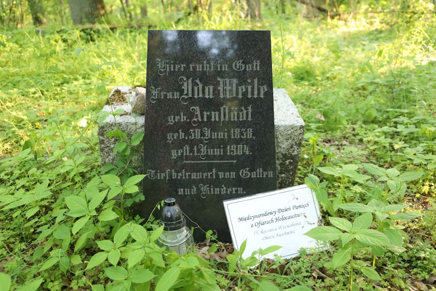 Grabstein Nummer 2 auf dem Friedhof Lipiany (Lippehne)