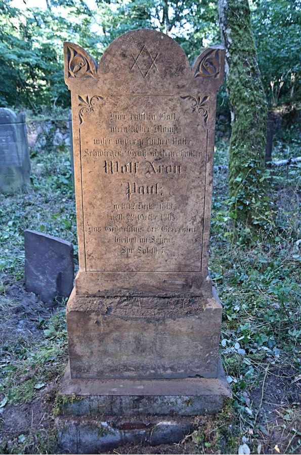 Grabstein Nummer 79 auf dem Friedhof Trzemeszno Lubuskie (Schermeisel)