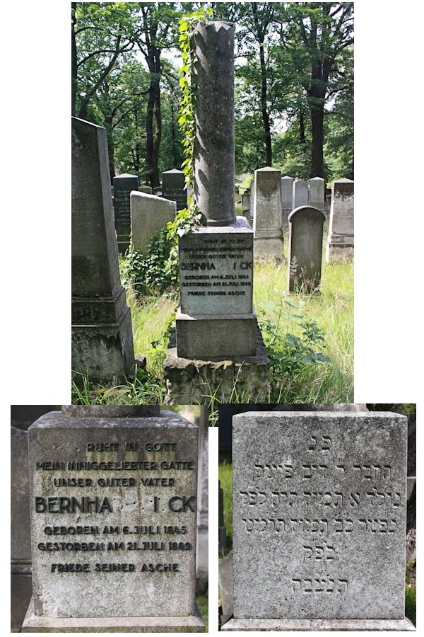 Grabstein Nummer 296 auf dem Friedhof Potsdam