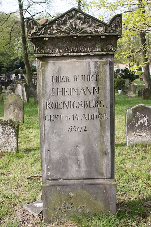 Grabstein Nummer 128 auf dem Friedhof Potsdam