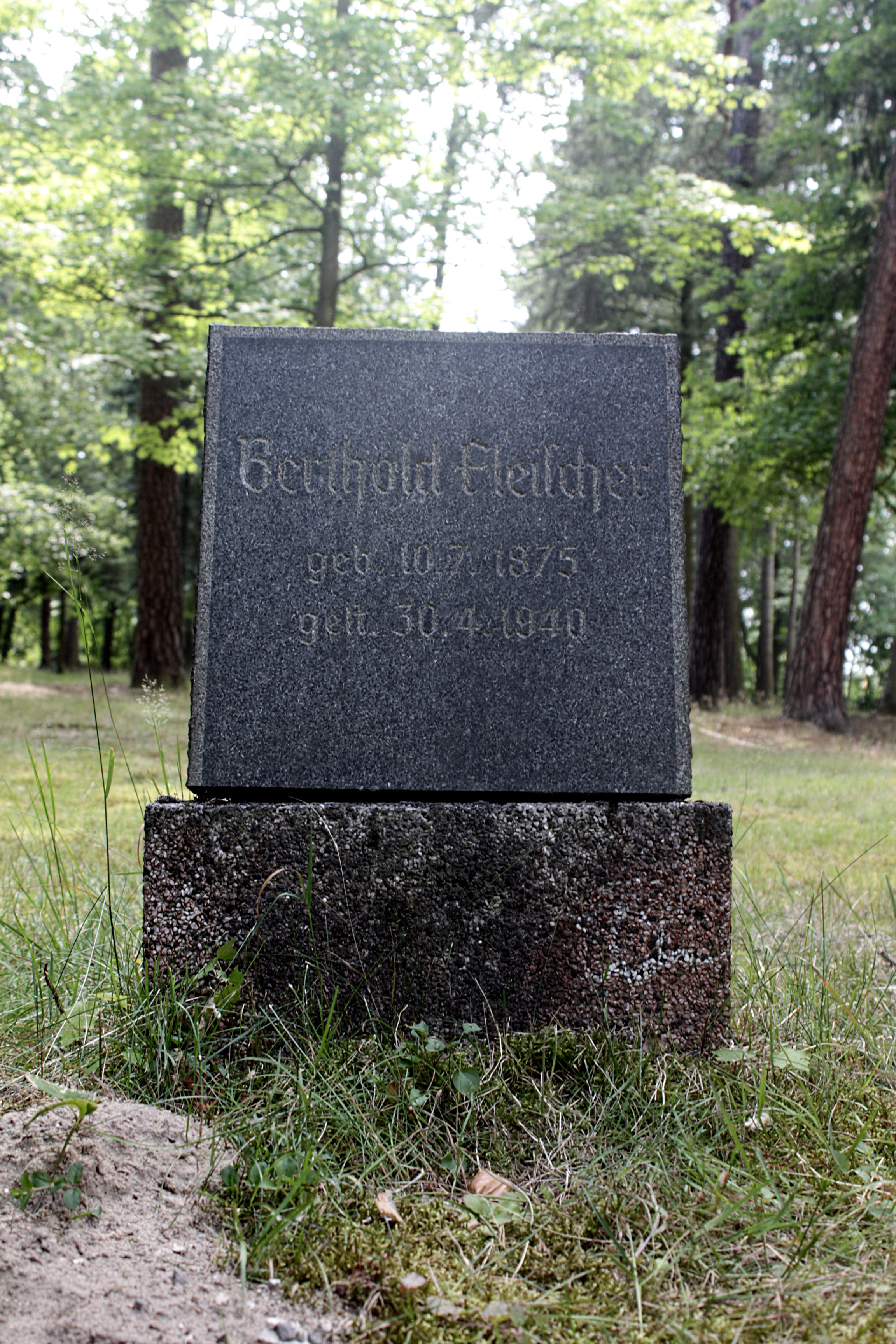 Grabstein Nummer 72 auf dem Friedhof Cottbus 1