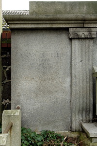 Grabstein Nummer 91 auf dem Friedhof Schwedt