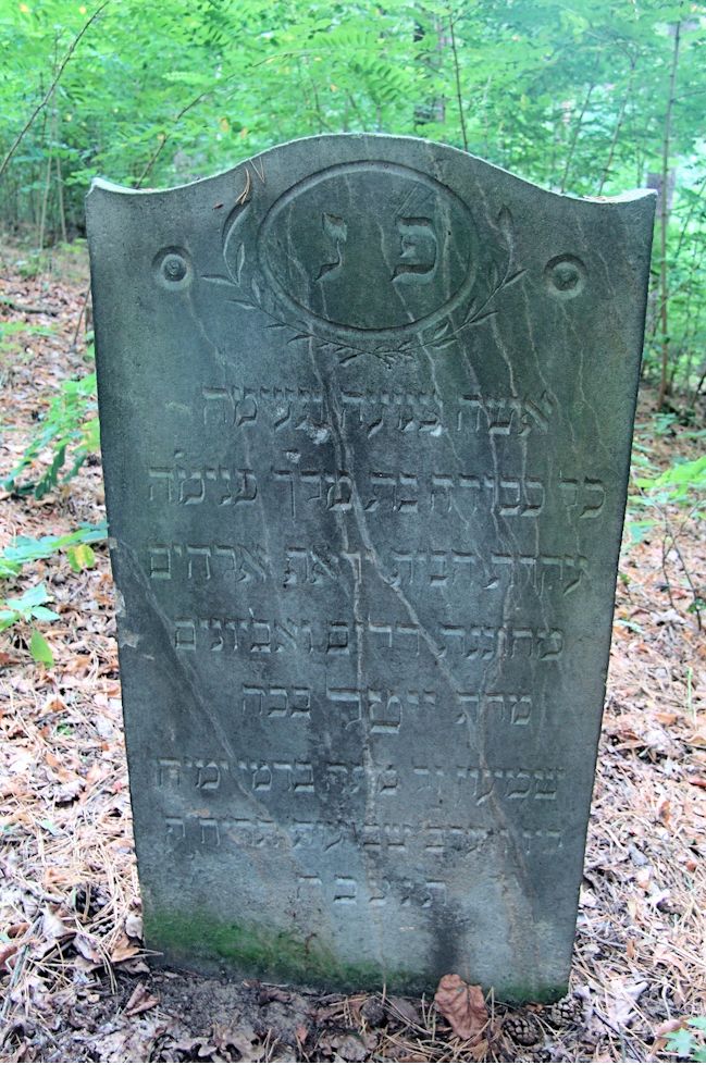 Grabstein Nummer 3 auf dem Friedhof Trzciel (Tirschtiegel)