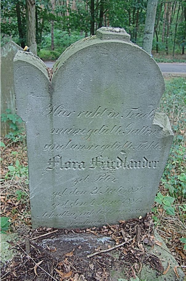 Grabstein Nummer 29 auf dem Friedhof Trzciel (Tirschtiegel)