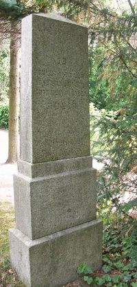 Grabstein Nummer 32 auf dem Friedhof Prenzlau