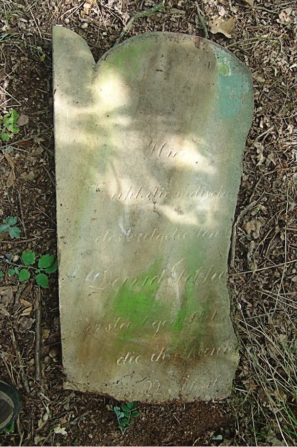 Grabstein Nummer 135 auf dem Friedhof Trzciel (Tirschtiegel)