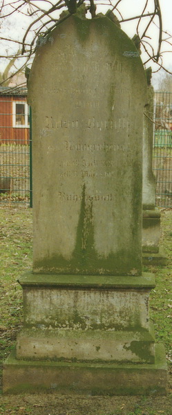 Grabstein Nummer 115 auf dem Friedhof Schwedt