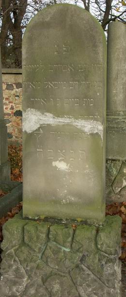 Grabstein Nummer 116 auf dem Friedhof Wriezen