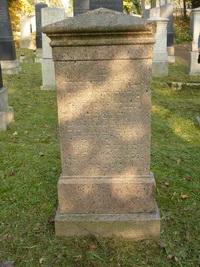 Grabstein Nummer 84 auf dem Friedhof Prenzlau