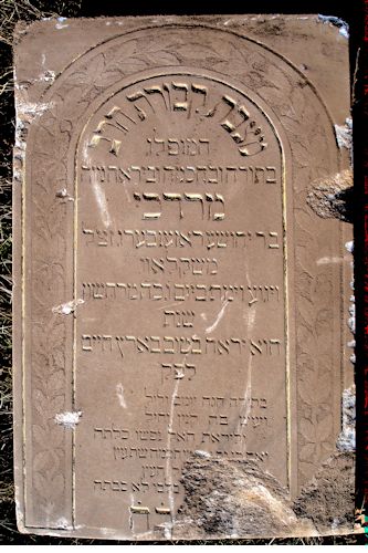 Grabstein Nummer 410 auf dem Friedhof Frankfurt/Oder