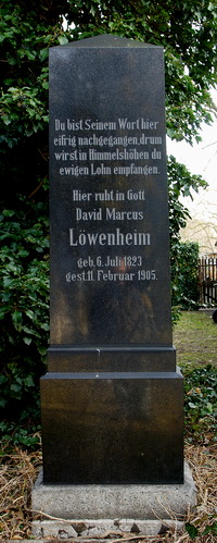 Grabstein Nummer 103 auf dem Friedhof Schwedt