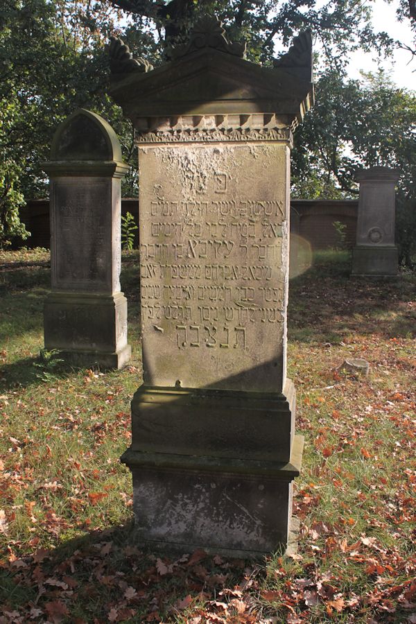 Grabstein Nummer 27 auf dem Friedhof Guben