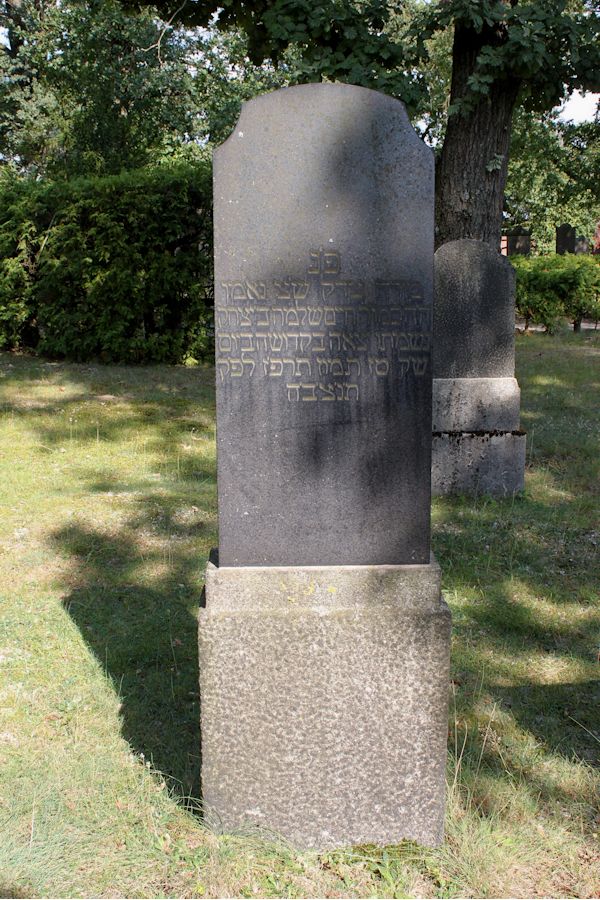 Grabstein Nummer 110 auf dem Friedhof Guben