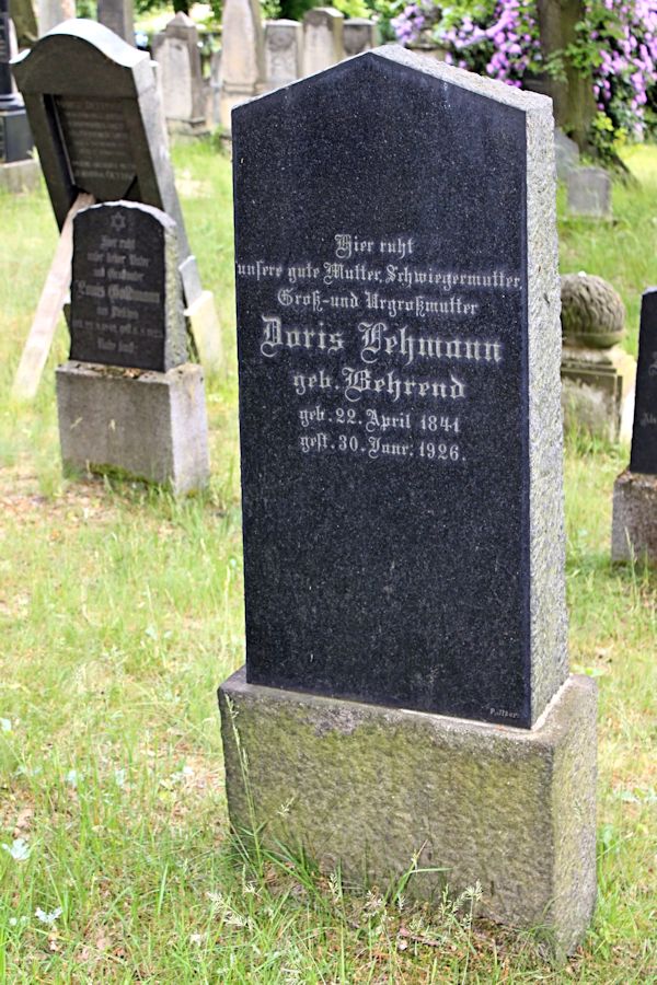 Grabstein Nummer 416 auf dem Friedhof Potsdam