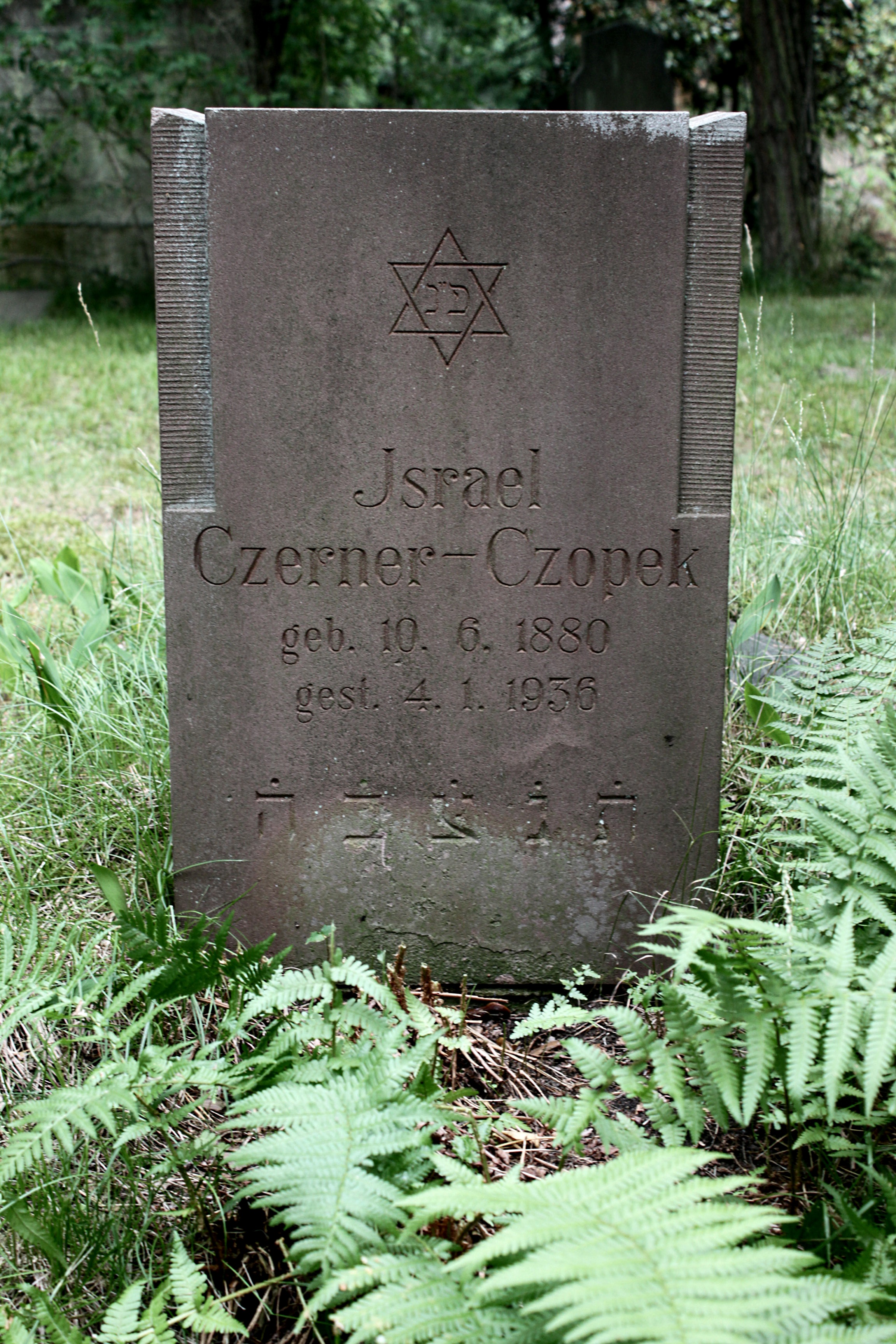 Grabstein Nummer 20 auf dem Friedhof Cottbus 1