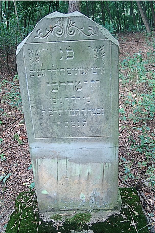 Grabstein Nummer 123 auf dem Friedhof Trzciel (Tirschtiegel)