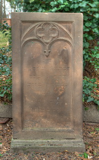 Grabstein Nummer 108 auf dem Friedhof Schwedt