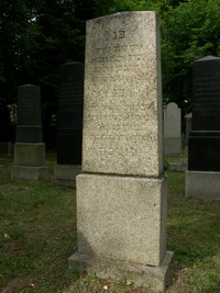 Grabstein Nummer 70 auf dem Friedhof Prenzlau