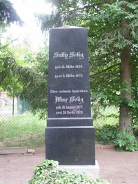 Grabstein Nummer 42 auf dem Friedhof Prenzlau
