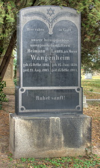 Grabstein Nummer 112 auf dem Friedhof Schwedt
