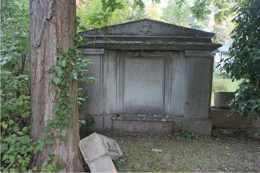 Grabstein Nummer 42 auf dem Friedhof Guben