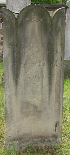 Grabstein Nummer 20 auf dem Friedhof Wriezen