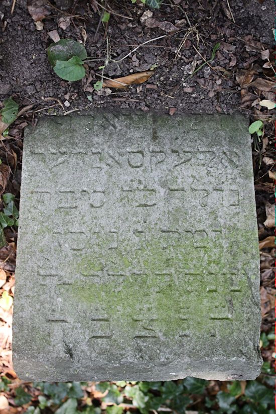 Grabstein Nummer 4 auf dem Friedhof Moryń (Mohrin)