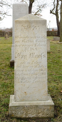 Grabstein Nummer 41 auf dem Friedhof Schwedt
