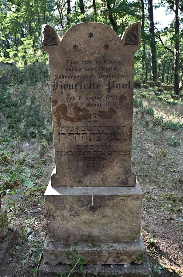 Grabstein Nummer 51 auf dem Friedhof Trzemeszno Lubuskie (Schermeisel)