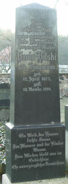 Grabstein Nummer 163 auf dem Friedhof Wriezen