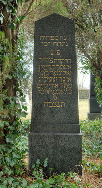Grabstein Nummer 101 auf dem Friedhof Schwedt