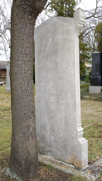 Grabstein Nummer 23 auf dem Friedhof Schwedt