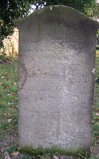 Grabstein Nummer 36 auf dem Friedhof Schwedt