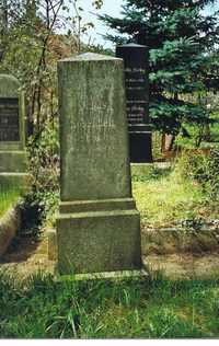Grabstein Nummer 34 auf dem Friedhof Prenzlau