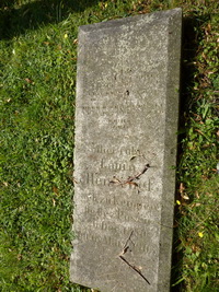 Grabstein Nummer 121 auf dem Friedhof Prenzlau