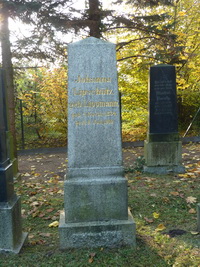 Grabstein Nummer 102 auf dem Friedhof Prenzlau