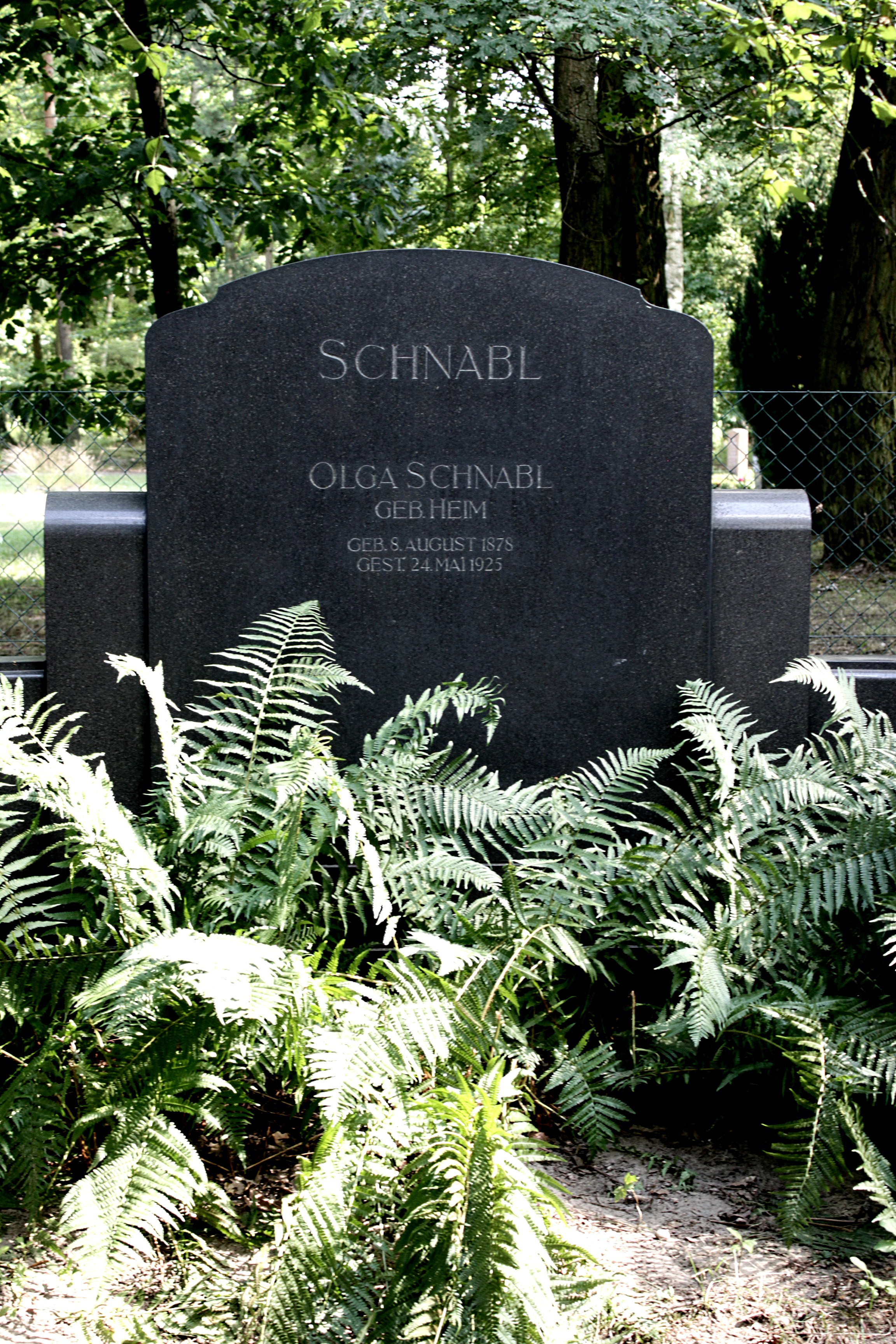 Grabstein Nummer 81 auf dem Friedhof Cottbus 1