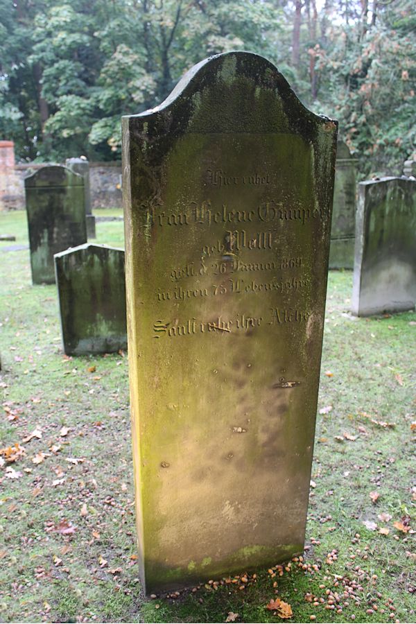 Grabstein Nummer 23 auf dem Friedhof Storkow