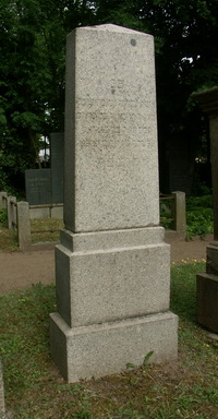 Grabstein Nummer 47 auf dem Friedhof Prenzlau