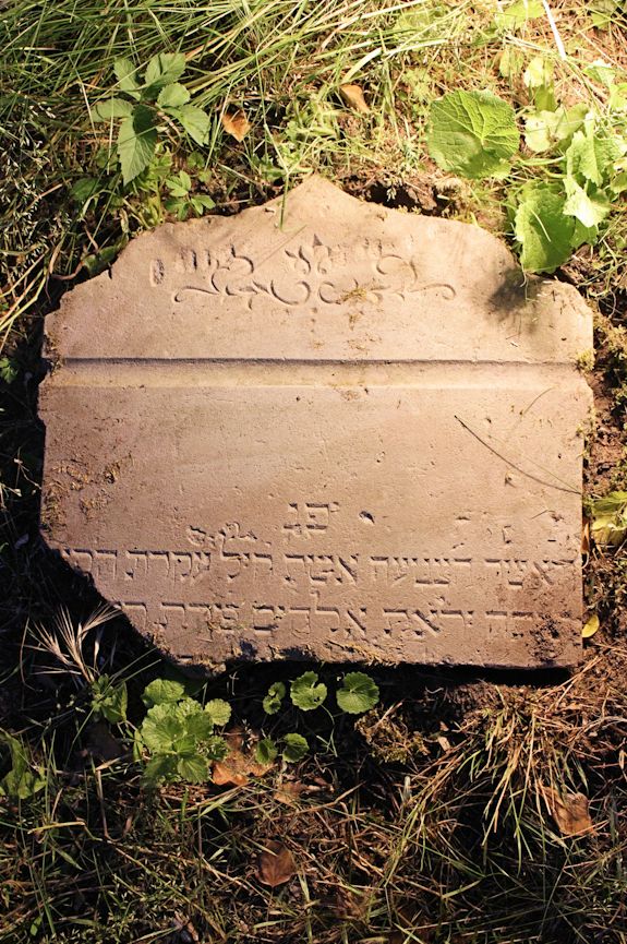 Grabstein Nummer 7 auf dem Friedhof Dębno (Neudamm)
