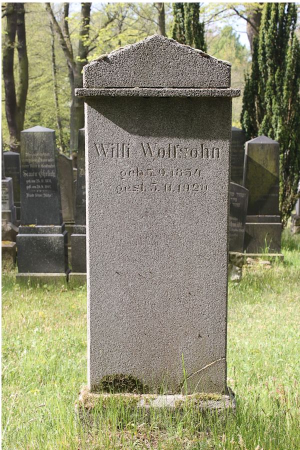Grabstein Nummer 363 auf dem Friedhof Potsdam