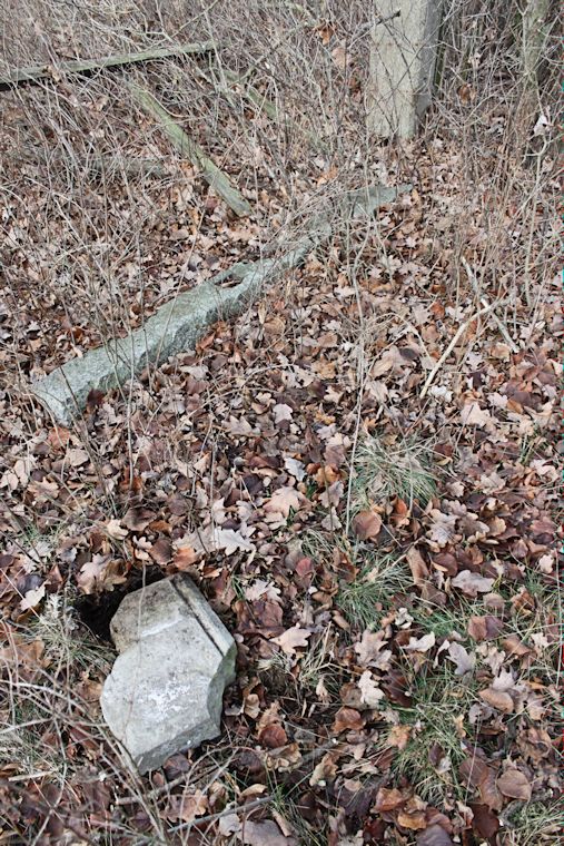 Grabstein Nummer 5 auf dem Friedhof Zasieki (Forst)