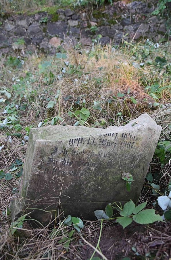 Grabstein Nummer 105 auf dem Friedhof Trzemeszno Lubuskie (Schermeisel)