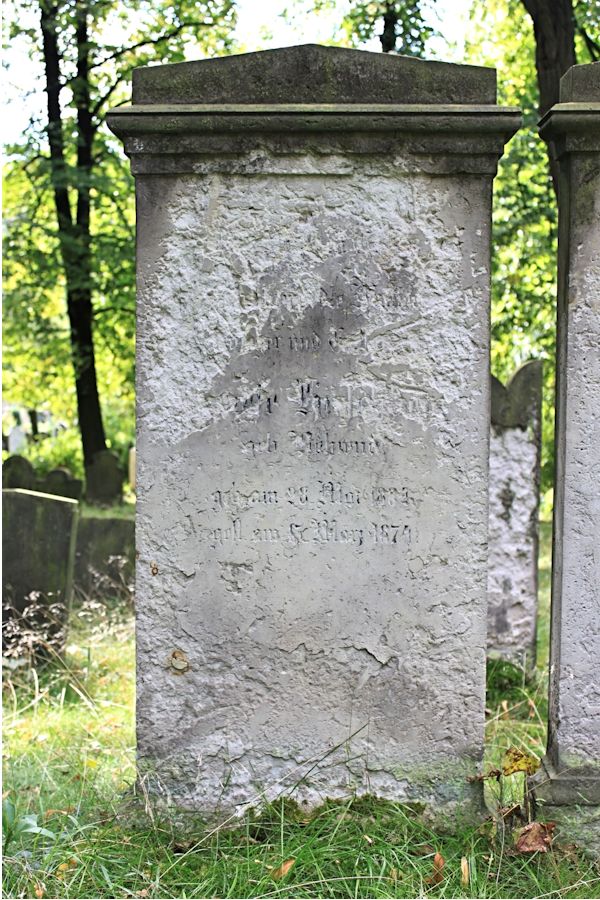 Grabstein Nummer 154 auf dem Friedhof Potsdam
