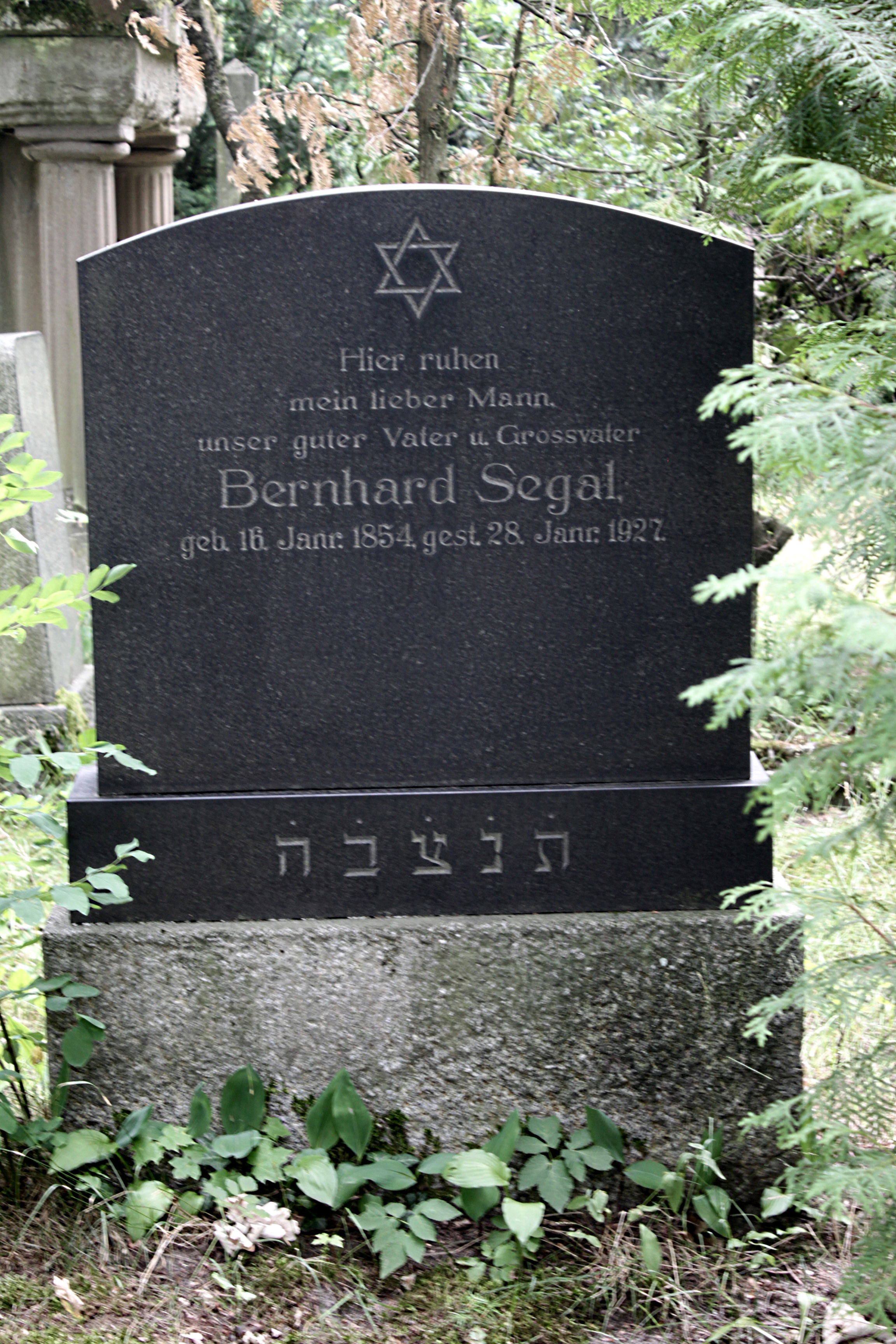 Grabstein Nummer 41 auf dem Friedhof Cottbus 1