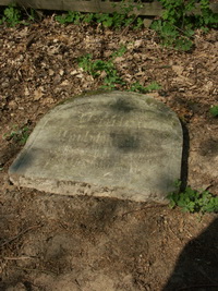 Grabstein Nummer 17 auf dem Friedhof Friesack